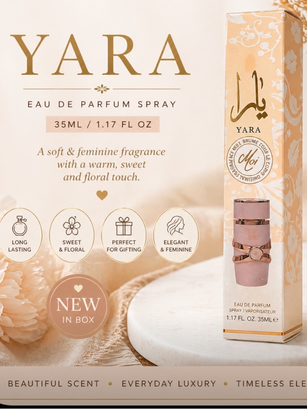 Yara Eau de Parfum Spray 35ML (1.17 oz) – Middle Eastern Fragrance NIB